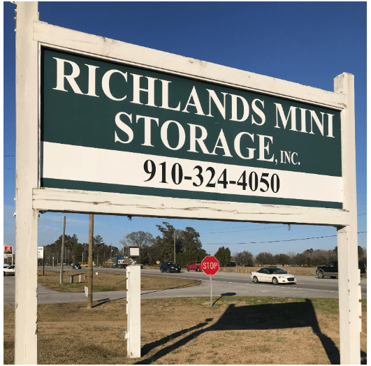 Self Storage FacilityRichlands, NCRichlands MiniStorage Inc.
