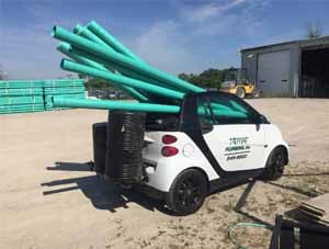 Car filled with piping - plumbing in Libertyville, IL