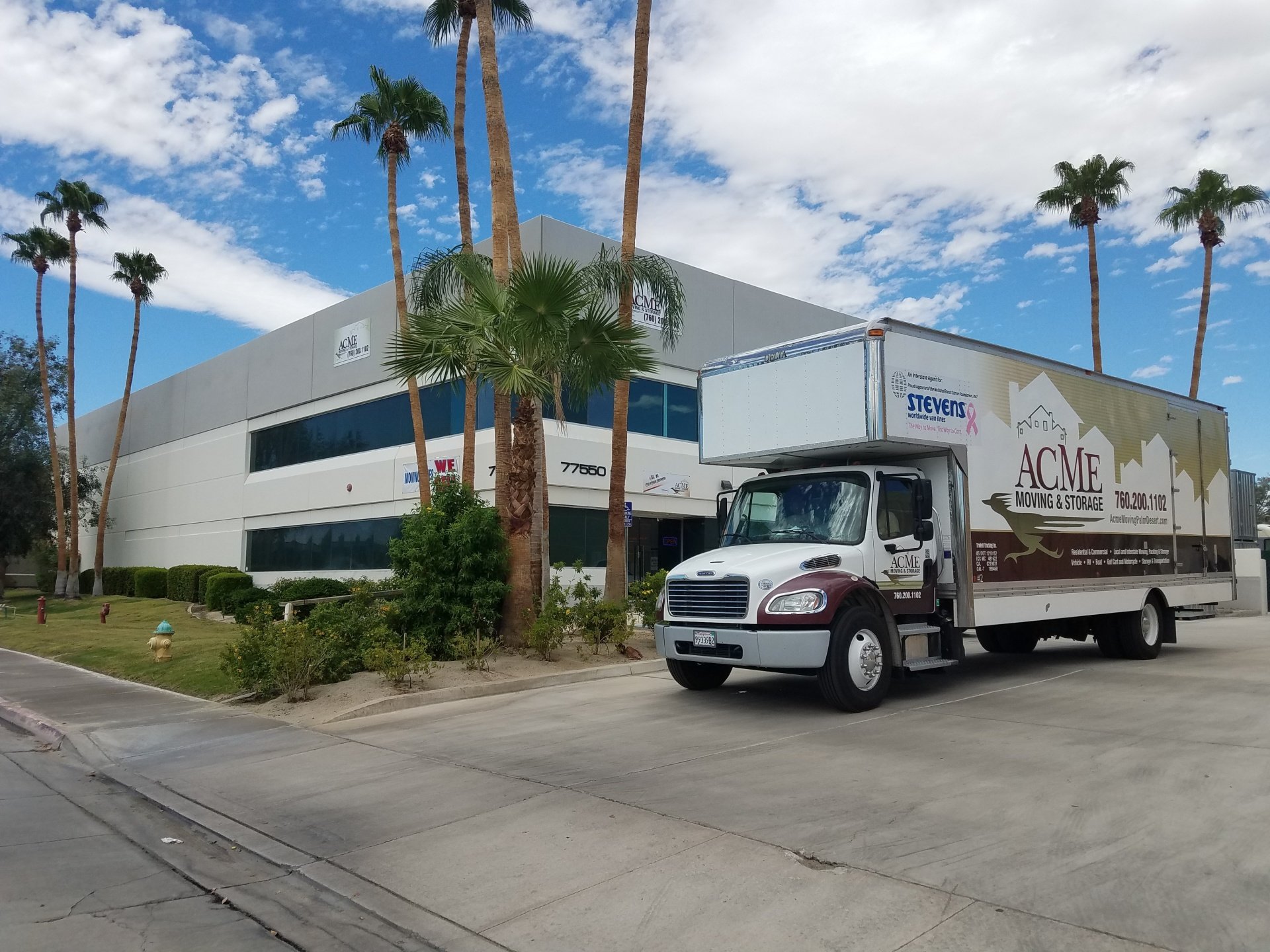 Professional Storage Palm Desert, CA ACME Moving and Storage