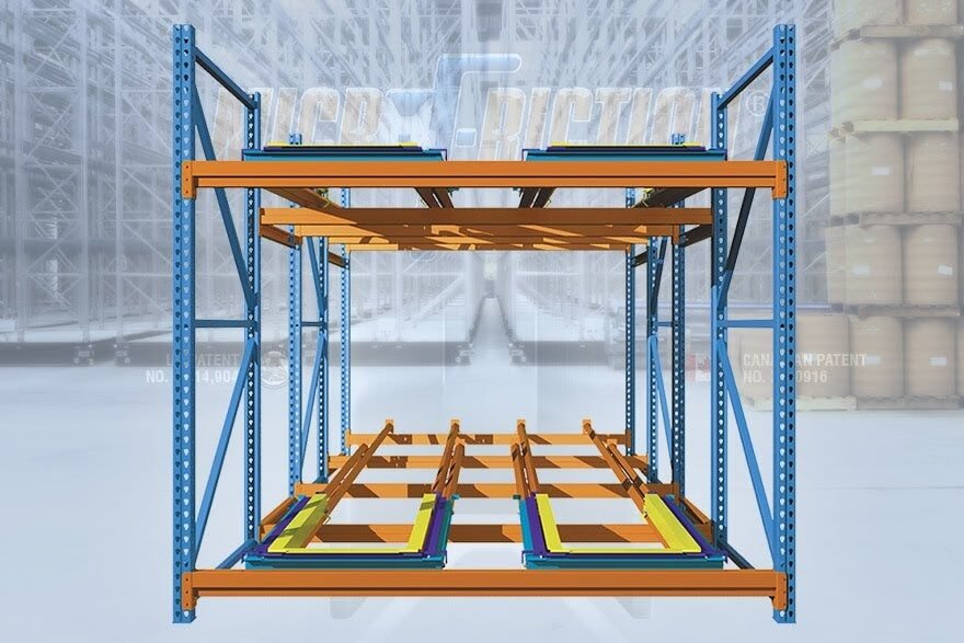 Push Back Pallet Rack Grand Prairie, TX Warehouse Equipment Solutions