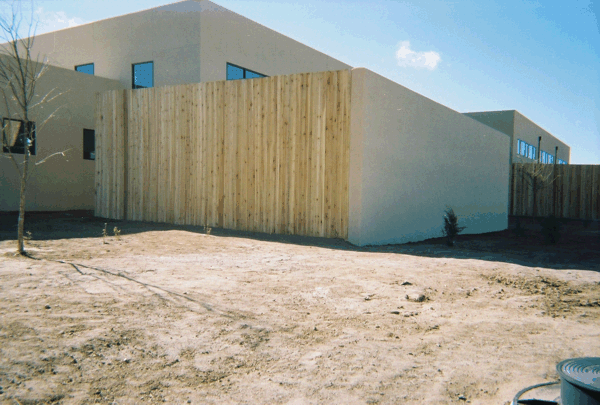 Professional Wood Fence Company — White Wood Fence in Albuquerque, NM