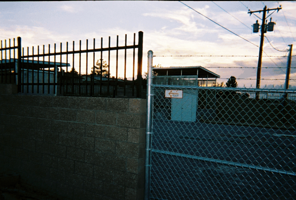 Gate Installation — Closed Blue Gate in Albuquerque, NM