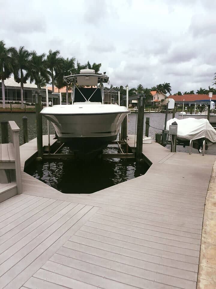 custom dock Cape Coral, FL Rusnell Marine Construction Inc