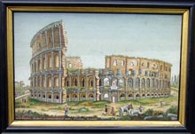 Italian micromosaic plaque 7 x 8 realized $25,875 (Nov.2004)