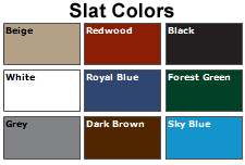 Slat Fence Installation — Slat Colors in Deerwood, MN