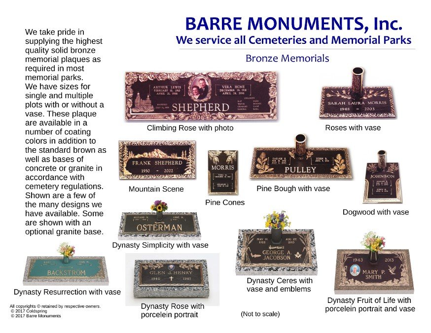 Grave Markers, Cemetery Headstones Beachwood, NJ