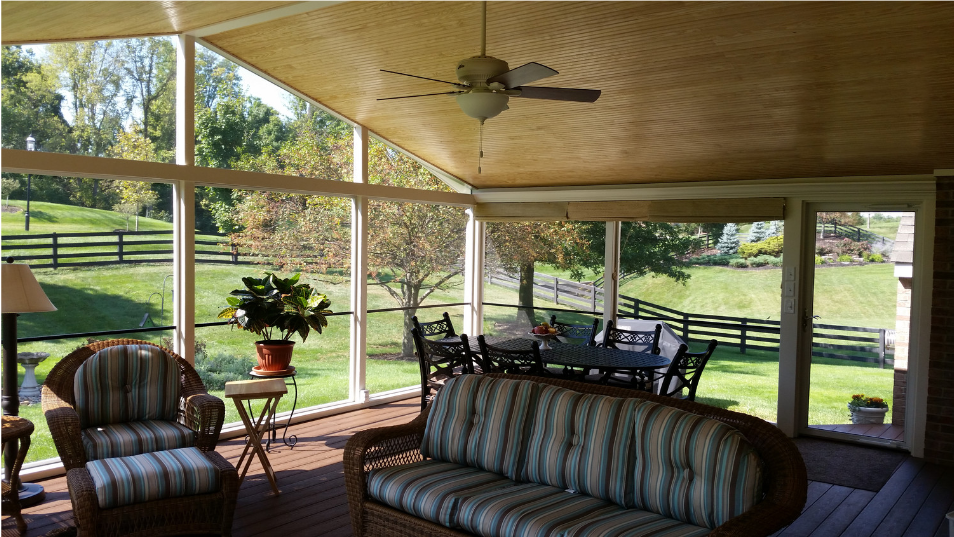 Enclosed and Screened Porch Builder Cincinnati, OH Edwards