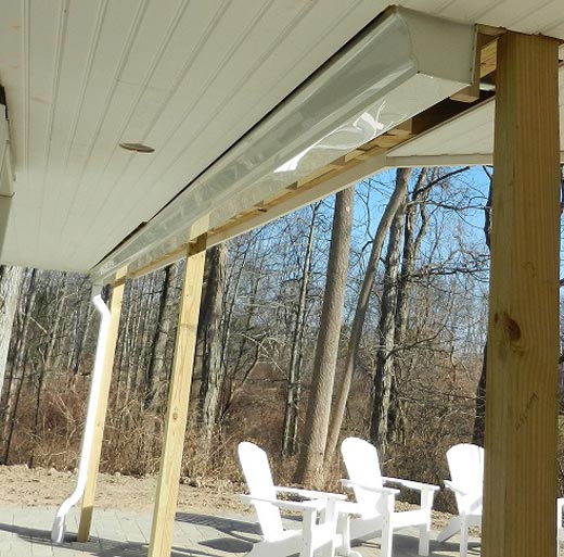 Gutter Protection Seamless Gutter Copper Gutter Leaflock, Drip