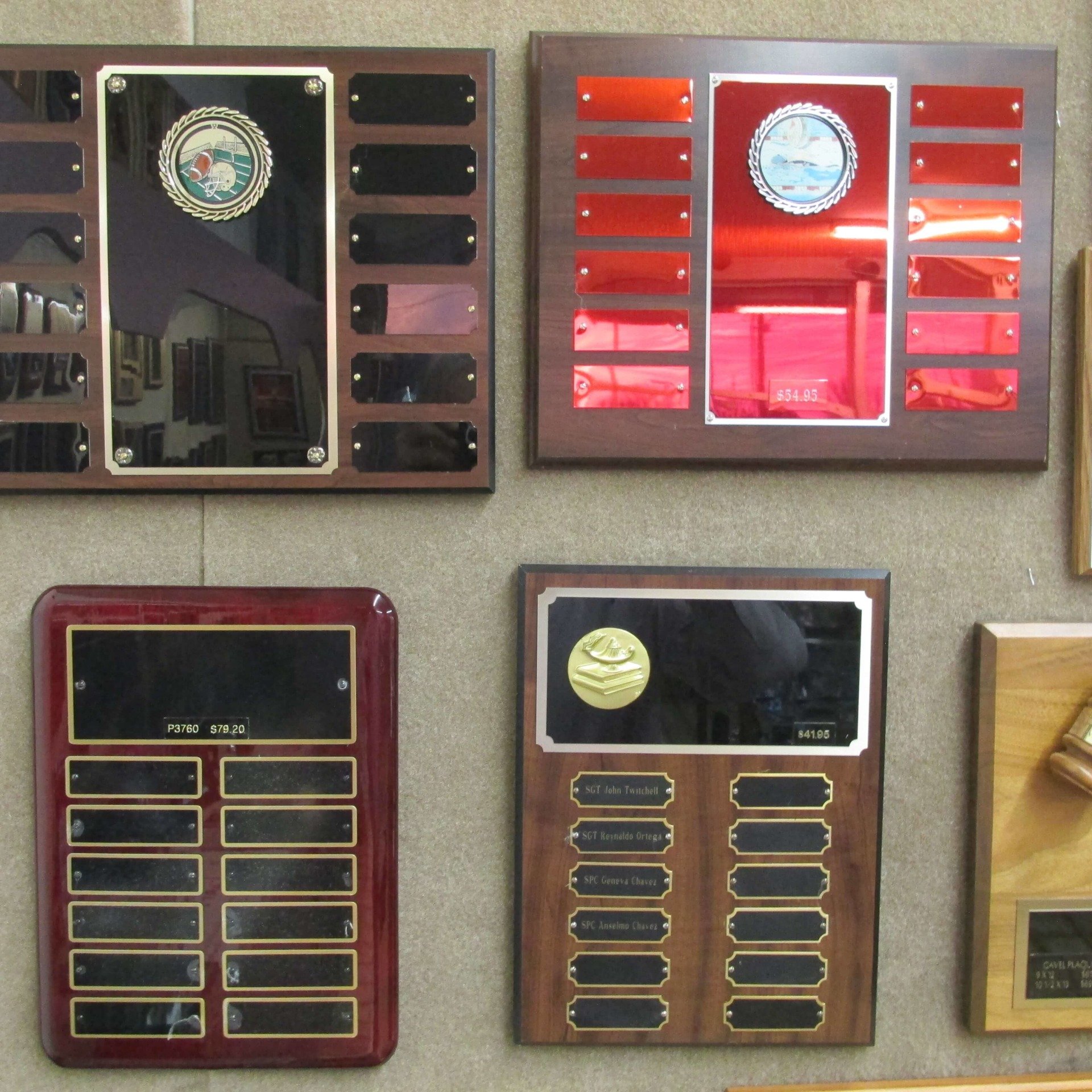 Pins and Plaques Albuquerque, NM All Sports Trophies Inc.