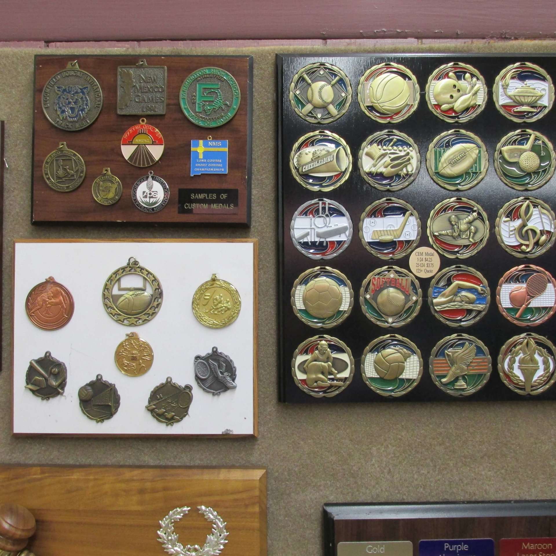 Pins and Plaques Albuquerque, NM All Sports Trophies Inc.