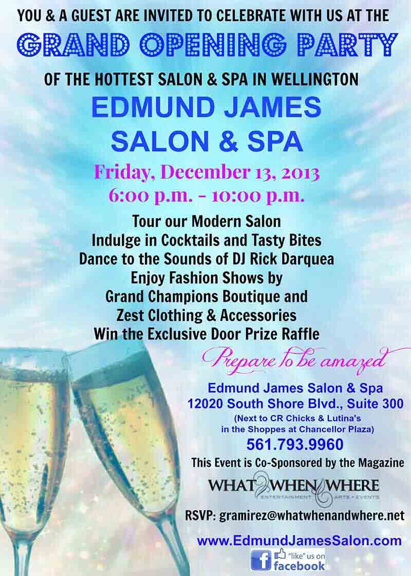 In the News Palm Beach Gardens, FL Edmund James Salon