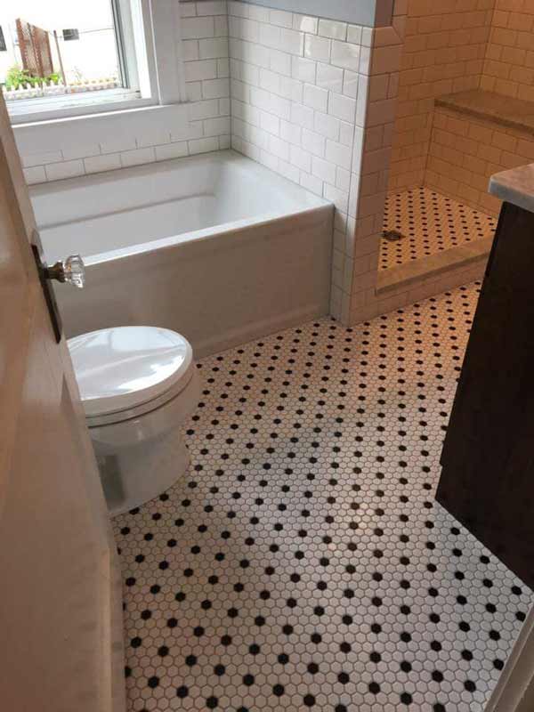 Tile And Stone Specialist Syracuse Ny Demascole Kitchen Bath Hexagon Floor Tile Commercial Repair In Syracuse Ny