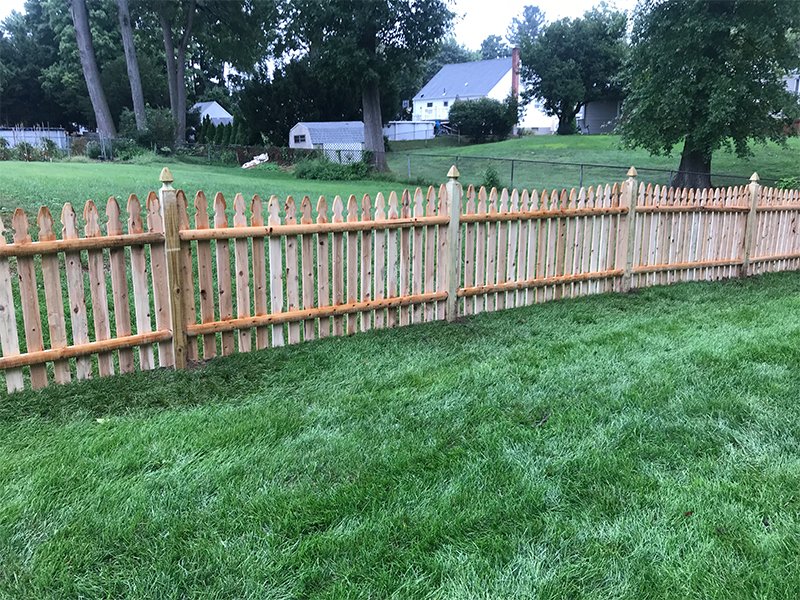 Gothic Cedar Posts Professional Fencing | East Longmeadow, MA | GMH Fence Co.