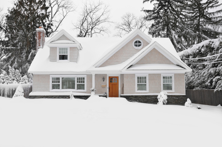 snow covered home - fort edward, ny - mcdonald oil llc