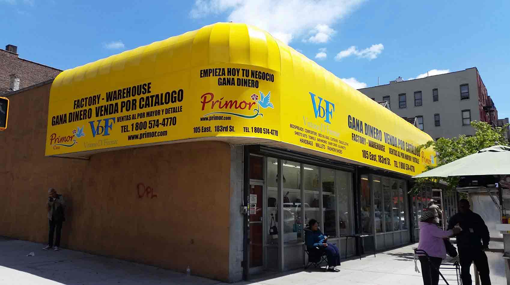 Commercial Awnings & Signs Bronx, NY Mike's Signs & Awnings Corp.