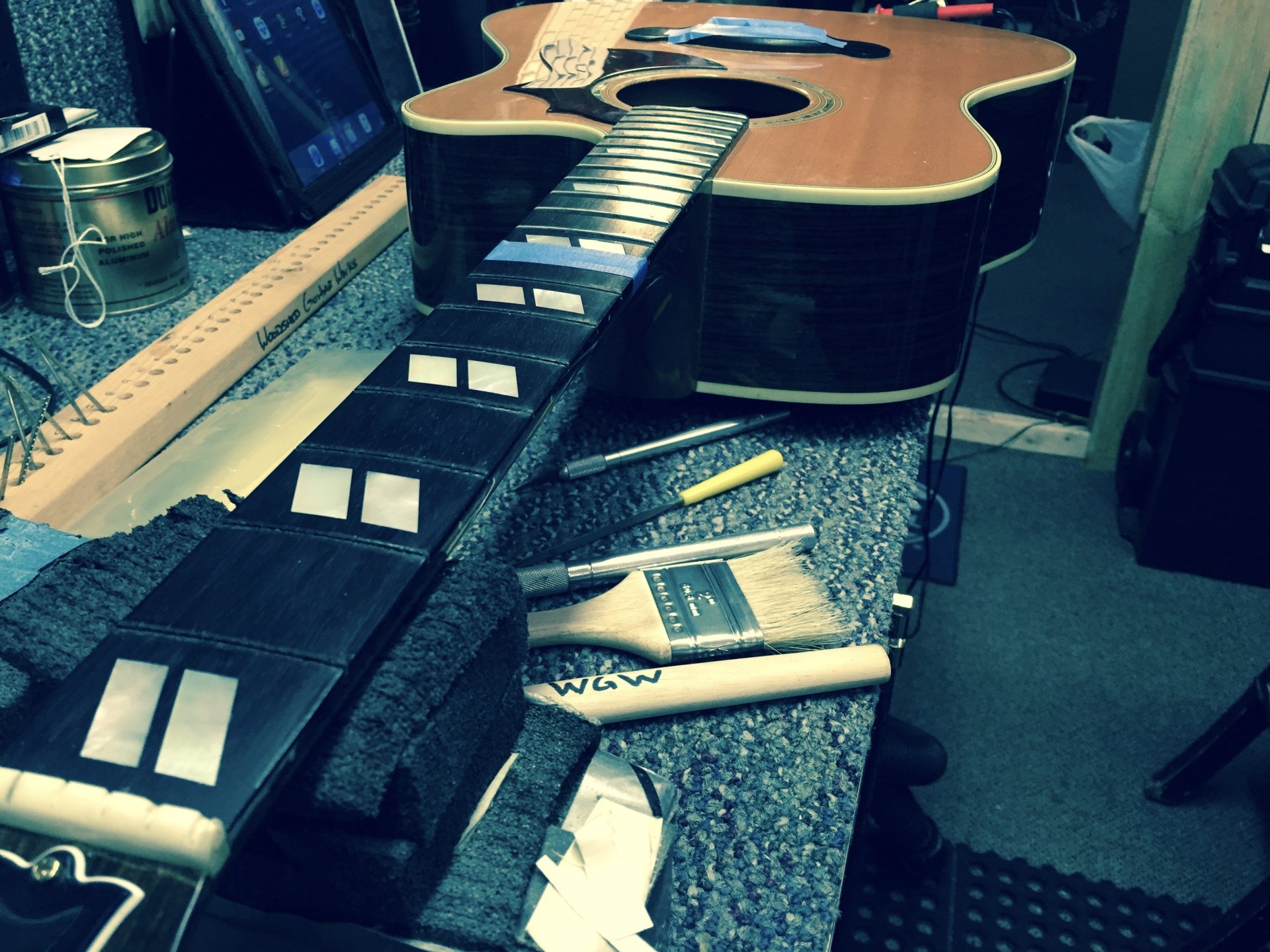 Woodshed Guitar Works shop photo