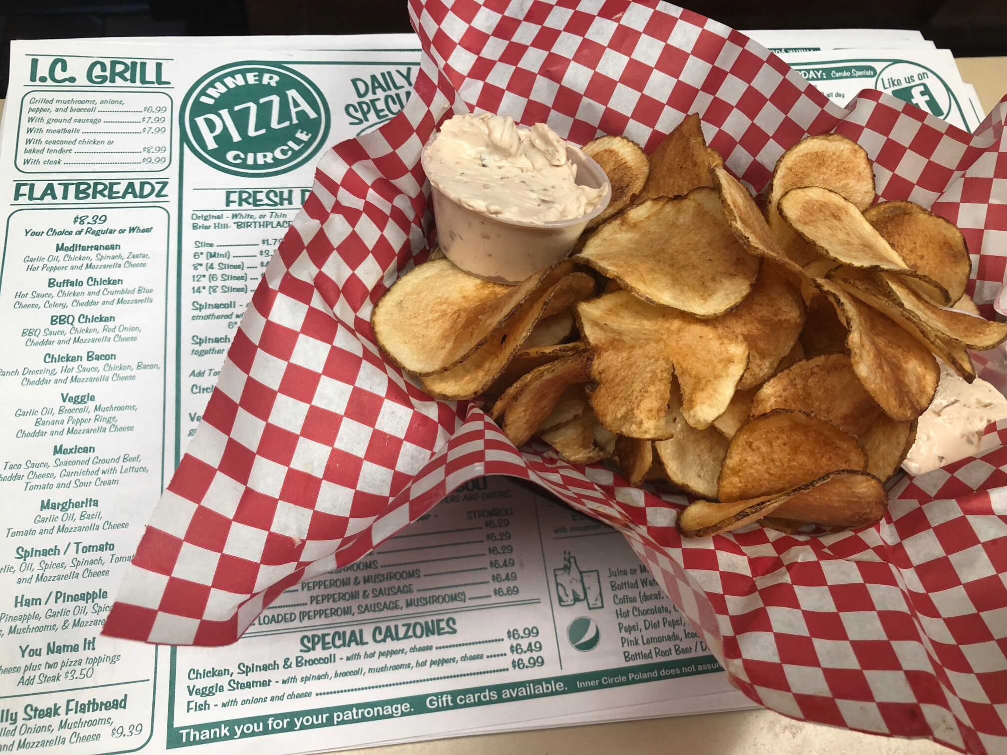 Inner circle pizza coupons