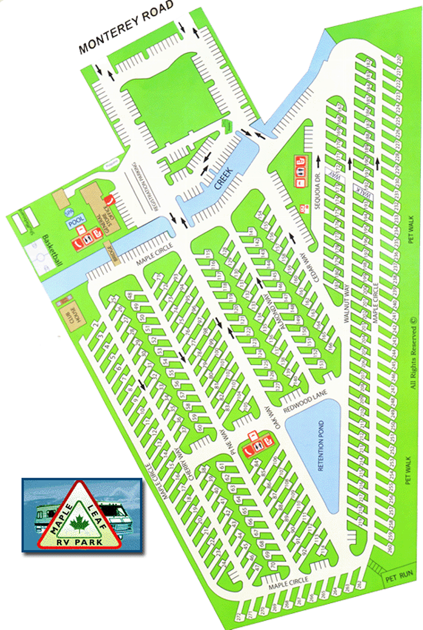 RV Hill, CA Maple Leaf RV Park