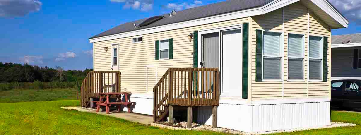 manufactured homes own the land