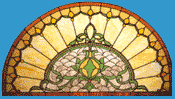 Fan shape - Stained glass design in Hackensack, NJ