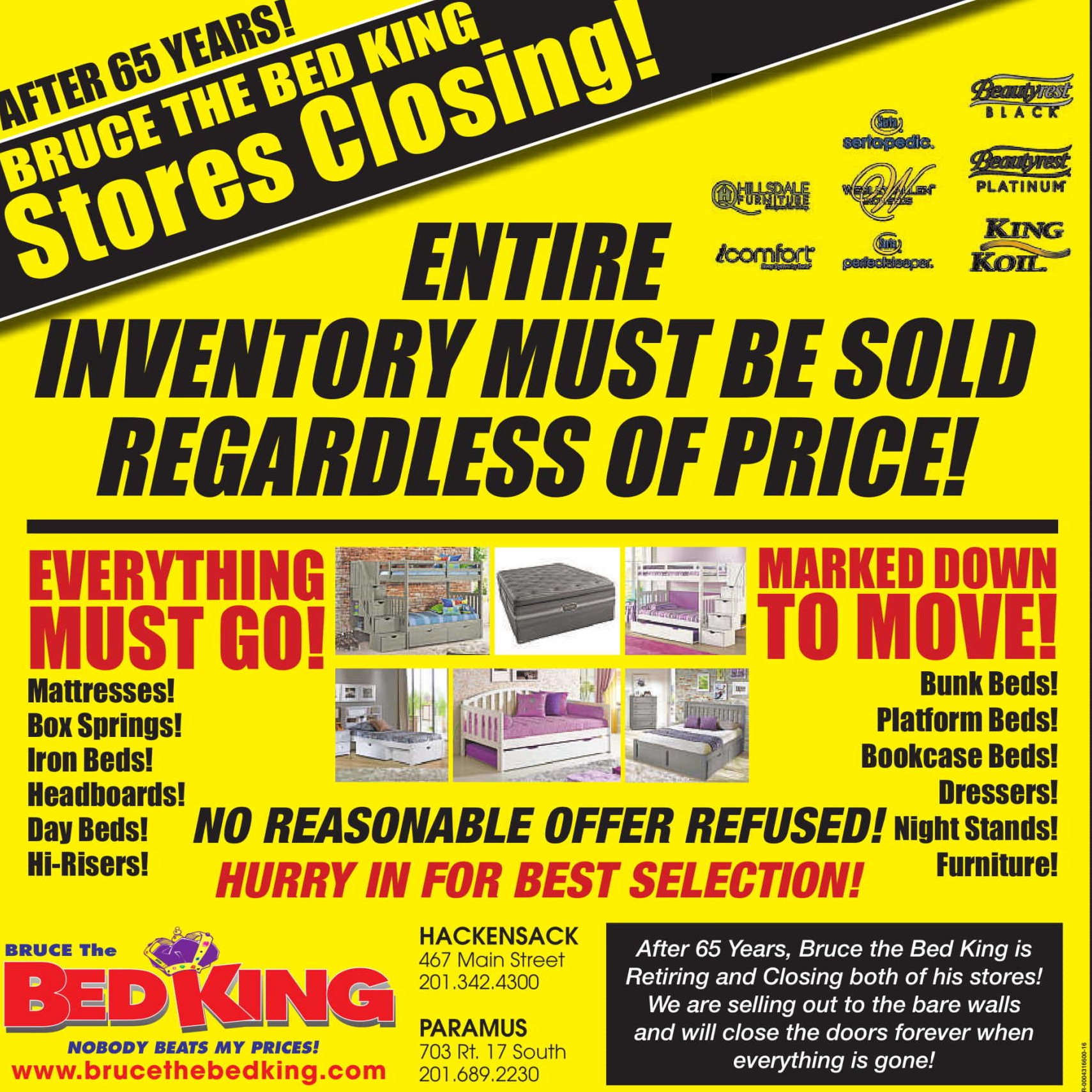 See Our Selection Of Mattresses In Paramus Nj Bruce Gives Mattress Ing Advice On Tv