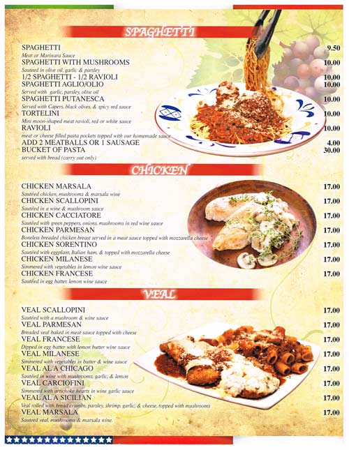 Italian Food Moreno Valley, CA Chicago Pasta House