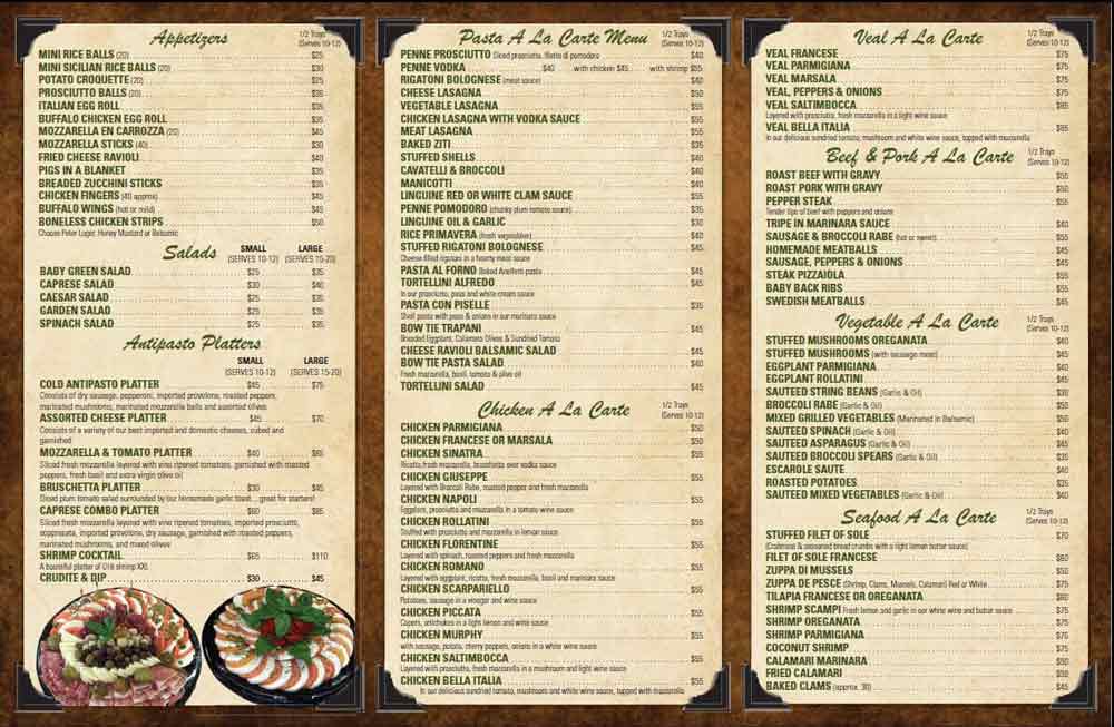 Italian Food Jackson, NJ Bella Italia Pork Store & Catering