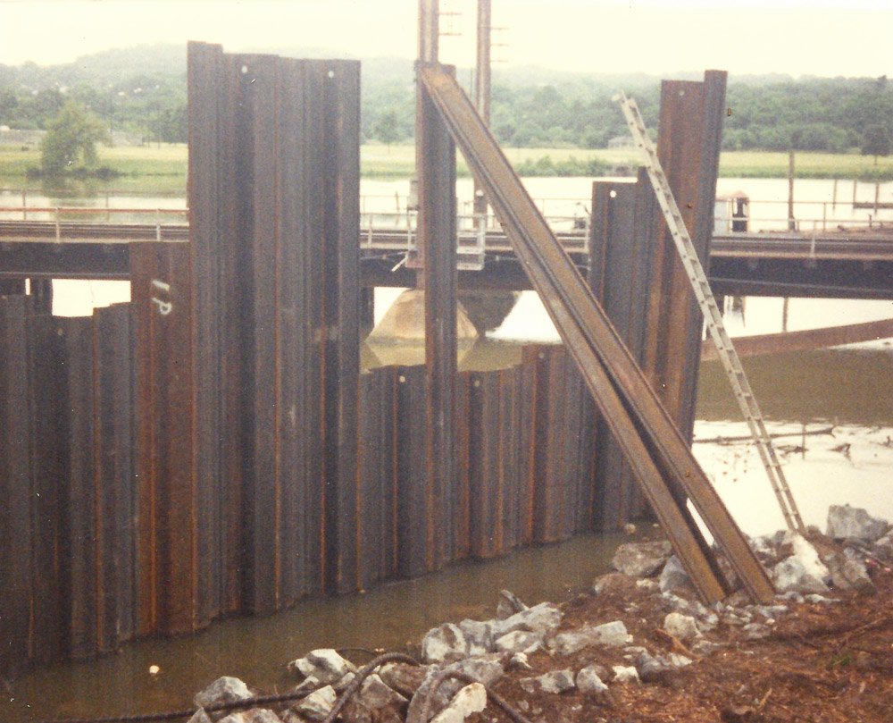 Steel Sheet Pile Bulkhead & Rip Rap