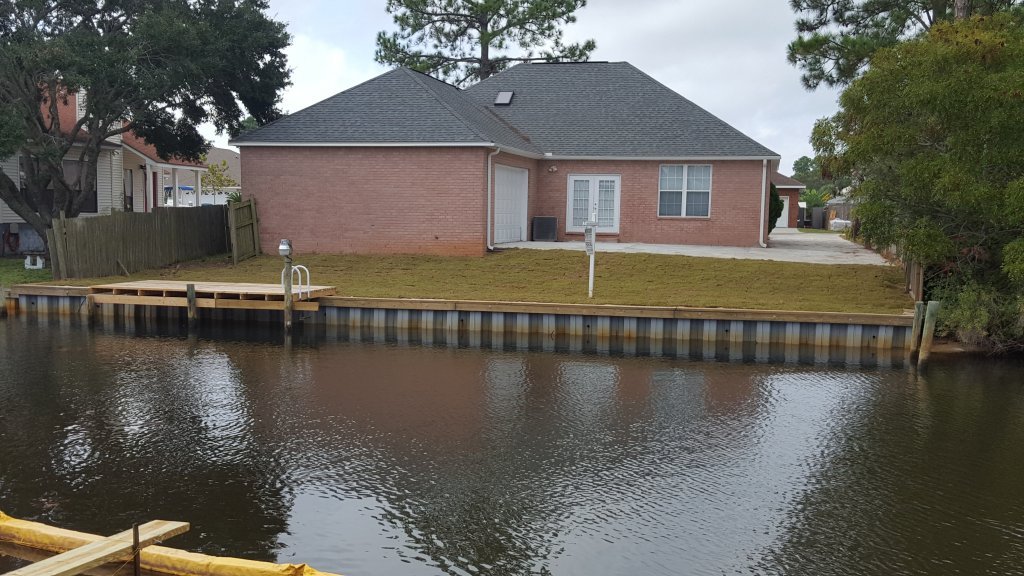 Sea Wall Installation Gulf Breeze, FL Sea Horse General Contractors