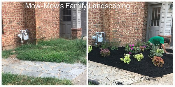 Before And After Landscape – Lexington, KY – Mow-Mow's Family Landscaping