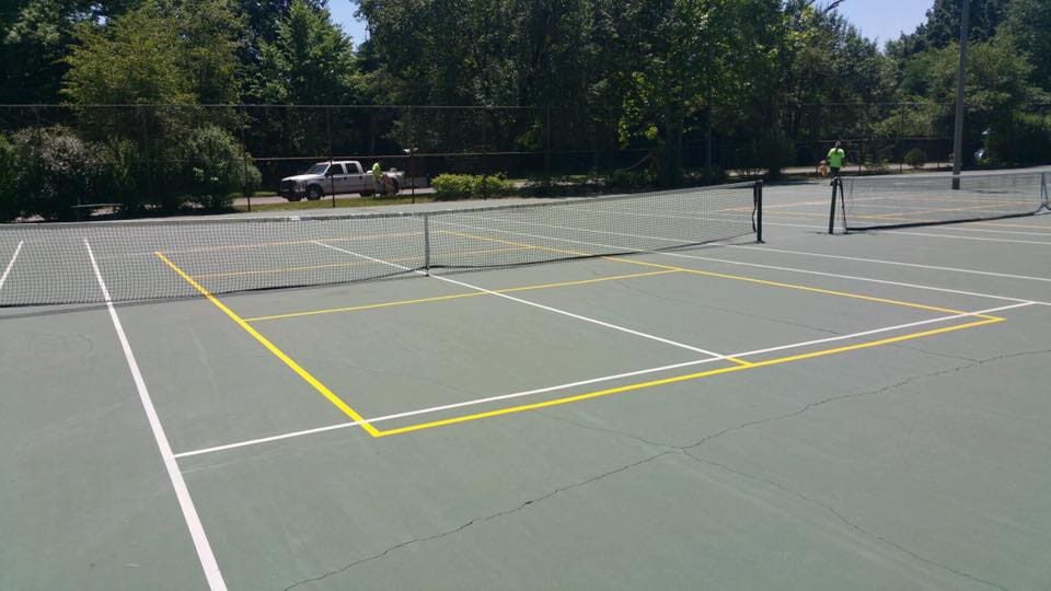 Tennis Court Installation | Evansville, IN | Pavement ...