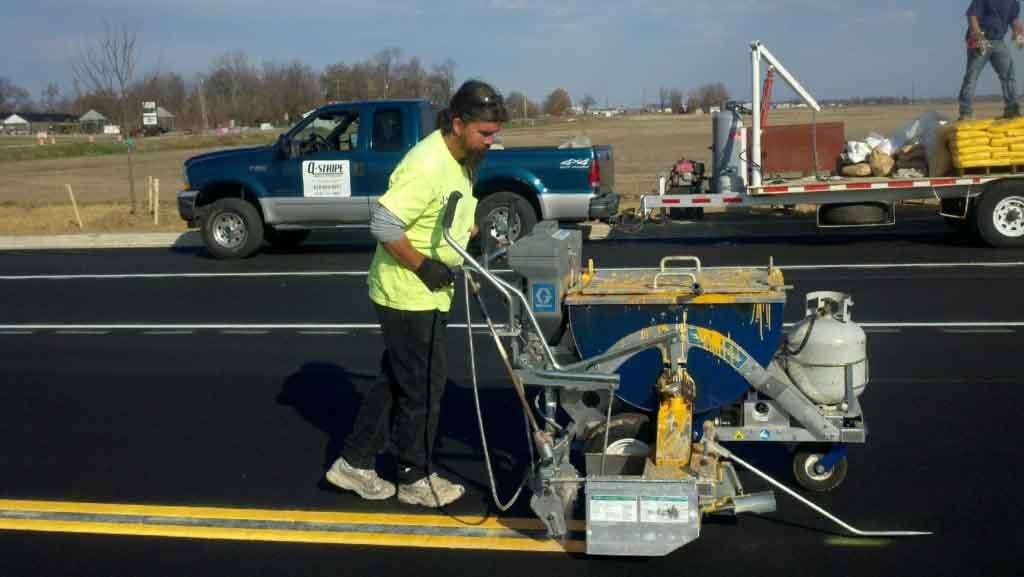 Pavement Striping Evansville, IN Pavement Sealing Co. Inc.