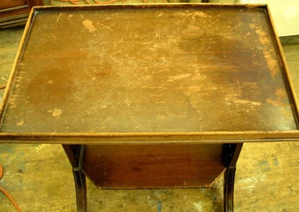 Antiques Albuquerque, NM Antiques & Things Table With Scratches — Antique Furniture in Albuquerque, NM - Antiques Albuquerque, NM Antiques & Things