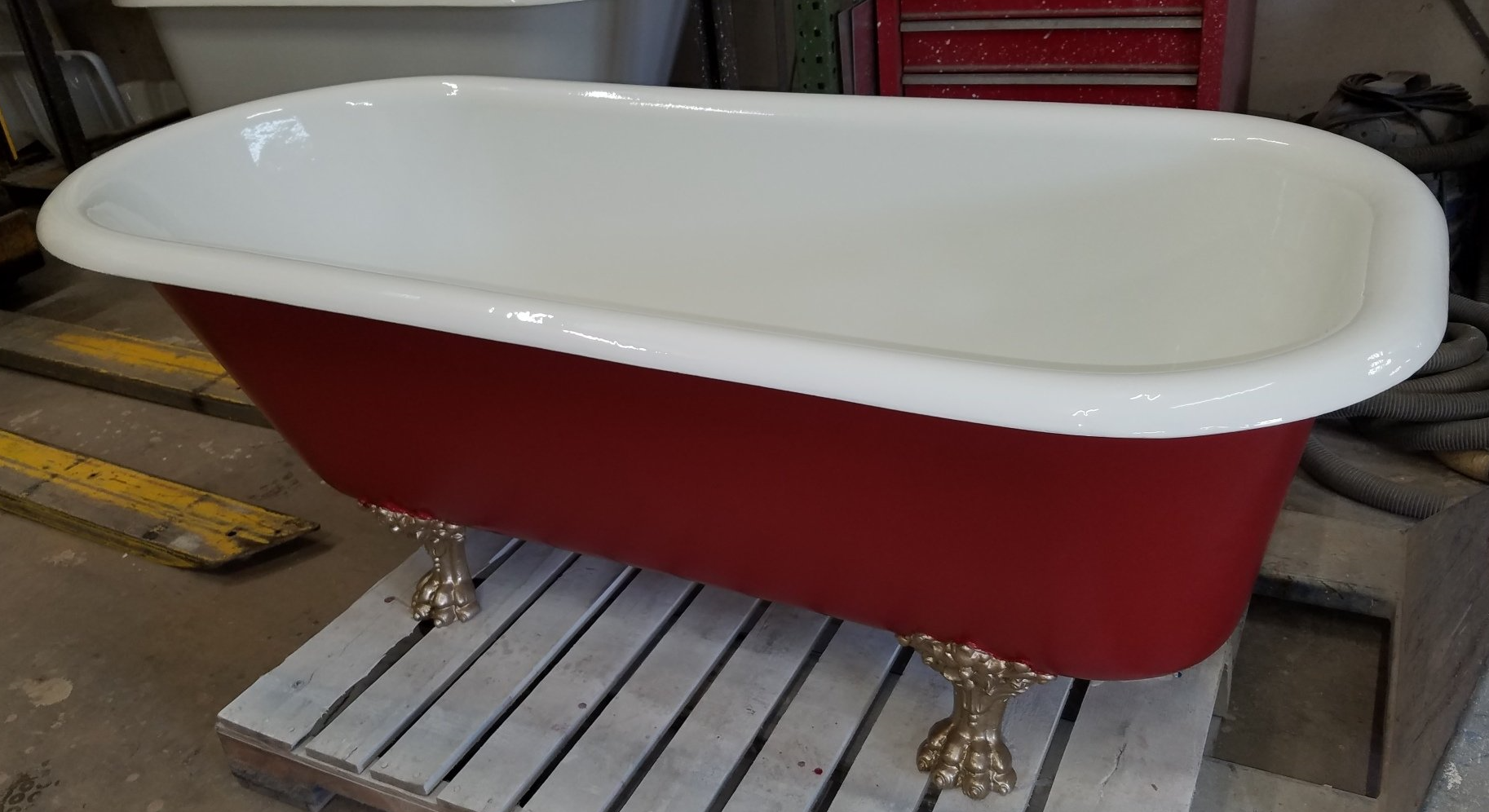 Vintage Clawfoot Bathtub & Sink Restoration Durafinish