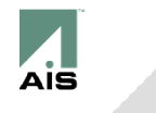 AIS black and white logo