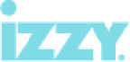 Izzy blue and white logo