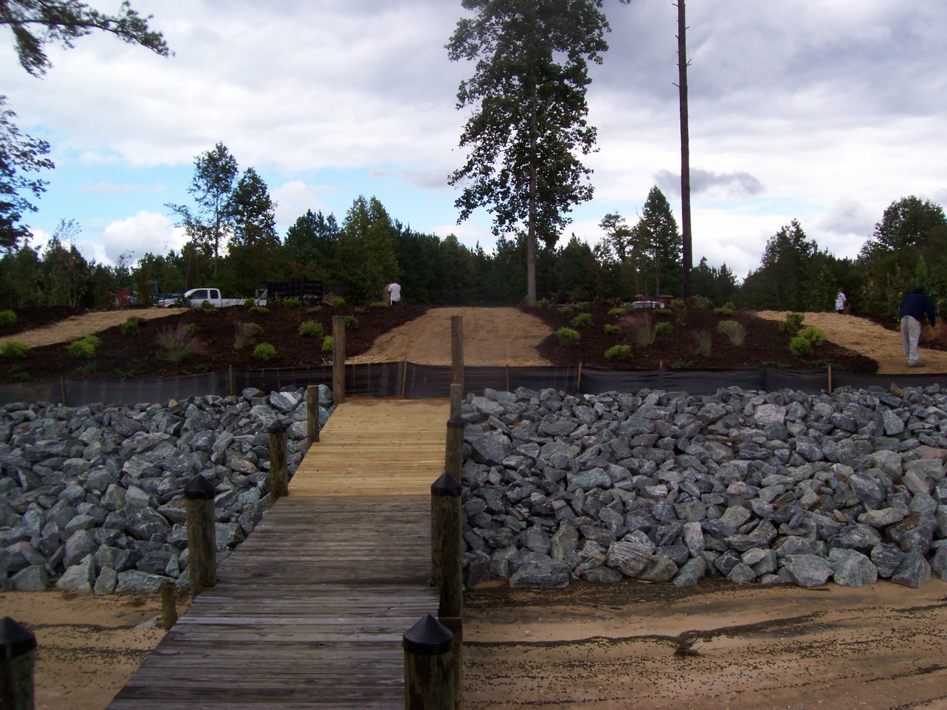 Rip-rap Installation | Saluda, VA | Southern Landscaping & Construction Inc