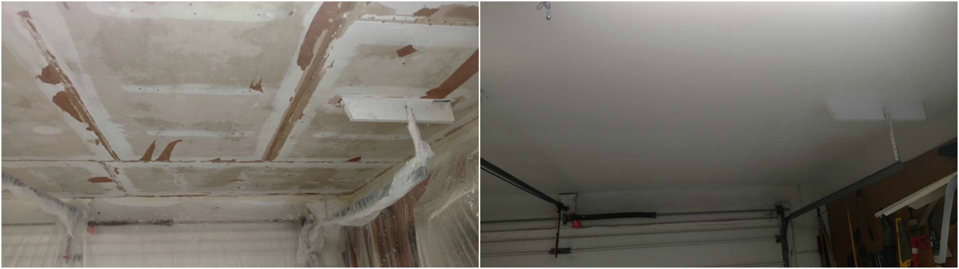 How To Match Heavy Texture Ceiling Repair - lets-rebuild.com