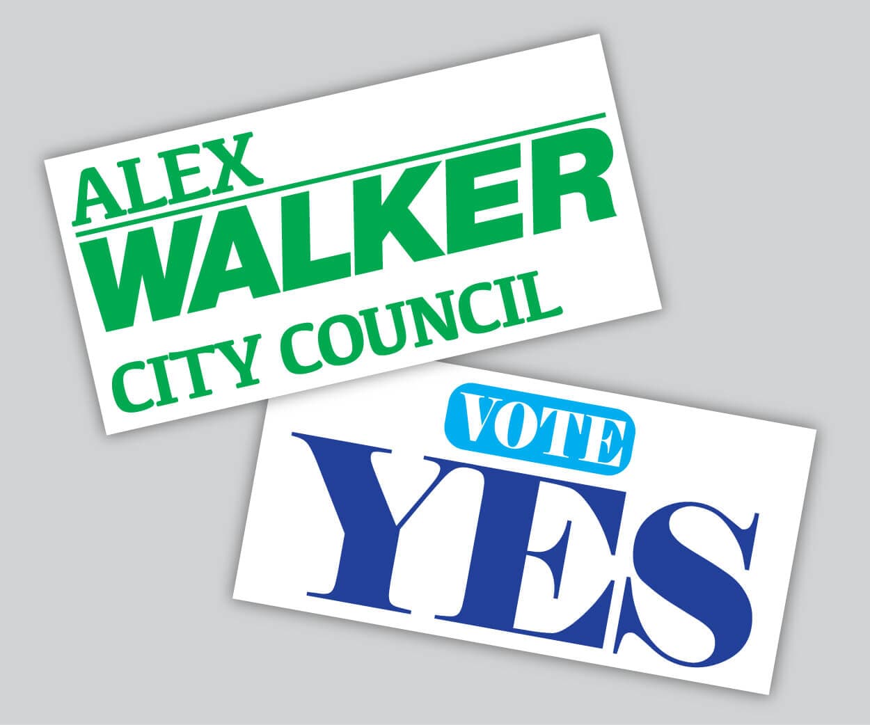 Sample Rally Placards political-printing | Tampa, FL | Good Guys Signs