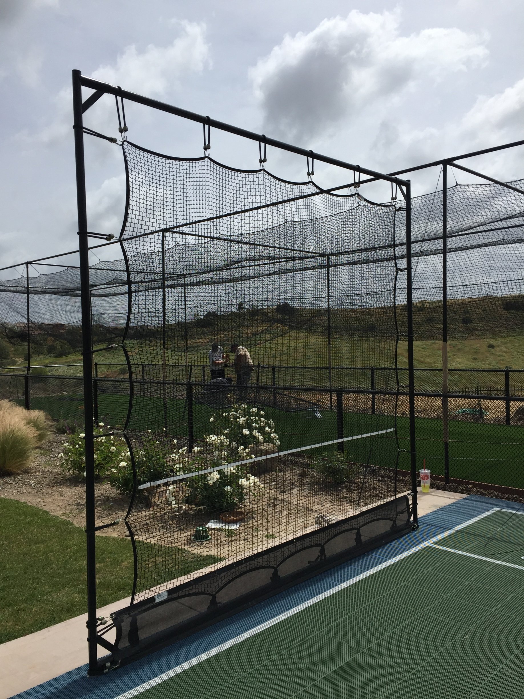 Batting Cage Installation Escondido, CA Brady Brown Construction